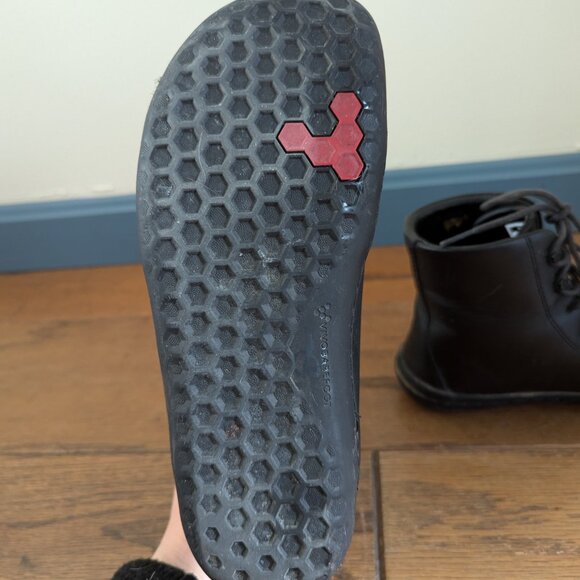 Vivo Barefoot Black Lace Up Boots - Picture 4 of 6